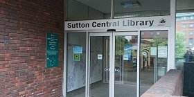 Sutton Central Library and St Nicholas Way, Sutton